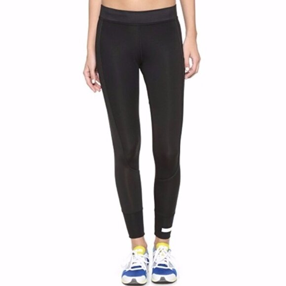 Adidas Stella McCartney Black Leggings Small Classic Gym Workout Athleisure - Picture 1 of 7